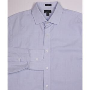 J Crew Men's Ludlow Premium Slim Blue Woven Cotton Dress Shirt (39) 15.5-33